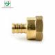 Round Head Brass Female Adapter 1''X3/4 Pex Barb Fitting