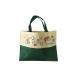 Rilakkuma Printing Polyester Tote Bags Green Reusable Polyester Bags