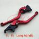 Motorcycle CNC adjustable aluminum brake and clutch levers with long handle lever