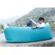 Blue / Yellow Waterproof Inflatable Sleeping Bag For Festival Camping