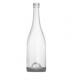Chardonnay 750ml Custom Glass Bottle with Burgundy Shape and Cork Screen Painting
