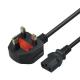 Multipurpose Round UK Power Cord 3 Pin 110v Power Cable High Performance