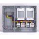 Multifunctional Three Phase Meter Box Grey Electric Meter Enclosure Large Capacity