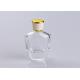 30ml Clear Glass Perfume Bottles Golden And Silver Caps Customize Sprayer