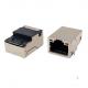 RJ45 with Transformer 10/100Mbps, recessed low profile type, surface mount, shielded, built-in LED