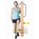 outdoor fitness equipments WPC materials based leg massager