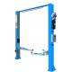 220V 1PH 2 Post Clear Floor Car Lift For Garage Electrical Lock Release