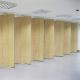 Movable Acoustic Soundproof Office Partition Folding Wood Doors 65 MM Thickness
