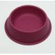 FDA Standard Red Plastic Pet Bowls / Dog Food And Water Bowl Food Grade