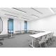 Ultimate Space Division Solution Solid Partition Walls Acoustic 40db 108mm Aluminum Frame 18+18mm Solid Panel