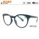 Retro fashionable reading glasses ,made of PC frame ,silver metal parts,Power rang : 1.00 to 4.00D