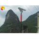 LED Outdoor Solar Street Lights , Solar Powered Pole Lights Architectural Style