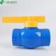 Flexible Ball Valve for Water Supply Chinese Direct Supply Blue PVC Ball Valves Package