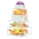 Acrylic Display Rack Cake Stand for Elegant Food Presentation