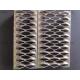 High Strength  Silver Diamond Hole Grip Strut Safety Grating 300mm Width