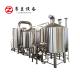 380V 1000L Home Beer Brewing Equipment PLC Control Electric / Steam Heating