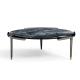 Modern Round Nordic Metal Base Marble Coffee Table