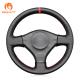 1999-2002 Year Hand Embroidered Leather Steering Wheel Cover for Nissan Skyline Coupe