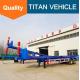 TITAN  tipping container chassis , 40ft container 45 ° container tipping trailer