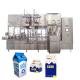 Dairy Plant Automatic Milk Filling Machine 500ml UHT With PE Bottles