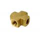 1/4 Brass Cross FIP Brass Fitting Pipe CNC Provide OEM