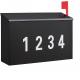Outdoor Iron Mailboxes with Customized Instruction and Rust-Proof Galvanized Steel