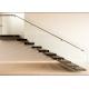 Wood Step Floating Steps Staircase Personalized Style For Public Project