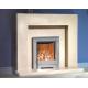 Limestone Freestanding Indoor Marble Fireplace Mantel