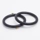 Electroplate Black Zinc Alloy Die Casting Parts Ring Practical Anti Corrosion