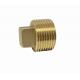 1/2inch  NPT Solid Brass Pipe Plugs Fitting Square Head Rustproof