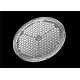 Round Type 90 Degree LED Lens 180 In 1 Elliptical Spot Pattern With Gasket