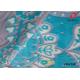 Floral Print Burnout Minky Plush Fabric 100% Polyester Velvet Fabric For Home Textile