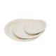 Disposable Degradable Pulp Plate Bowl Lunch Box 9 Inch Sugarcane Paper Plate
