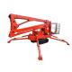 Wired Remote Control Hydraulic Boom Lift , High Strength Steel Articulating Boom Lift