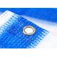 Blue / White Balcony Safety Net 100% HDPE Material With UV Stabilizer Founded