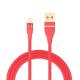 3.8mm USB C To USB A Cable Cotton Braided Type C USB Cables With Samsung Galaxy S9