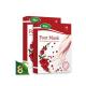Private Label Natural Rose Foot Care Exfoliating Foot Peel Mask For Cracked