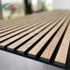 Laminated Veneer Acoustic Slat Wood Wall Panels Mildewproof Flavorless