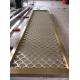 Gold Stainless Steel Carved/ Engraved Mashrabiyia  Panels Stair  For Railing/Balustrade/Balcony