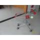 60L Supermarket Shopping Carts / Metal Shopping Trolley Loading 60KGS