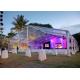 Elegant Banquet Wedding Party Tent Clear Roof Top Hot Dip Galvanized Steel