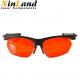 High Density 190～540nm OD 4+ 5mm Laser Eye Protection Safety Glasses for UV and