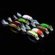 8 Colors 6.0CM/9.80g 8# Hooks Black feather hook plastic hard bait fake bait monster Fishing Minnow Lures