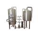 Manual Control Pilot Beer Brewing System Stainless Steel SUS304 Electric Heating