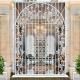 48 Inch Custom Wrought Iron Driveway Gate Classic Style Soundproof