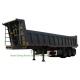 Heavy Duty Dumper Semi Trailer Truck for Sand - Mine Transport   3-Axles Rear Tipper Semi Trailer 45  - 60T
