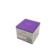 Skin Cream Cosmetic Skincare Packaging Custom Logo Purple Luxury  Paper Gift Box