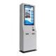 Queue Ticketing Receipt Printer Self Payment Kiosk Card Dispenser Machine 32 Inch Touch Screen