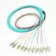 Lc-lc singlemode duplex ribbon fiber optic patch cord