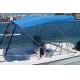 316 SS Frame Sailboat Bimini Top , Pontoon Boat Bimini Top For Family Traveling